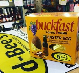 A Buckfast Tonic Wine Easter Egg has gone on sale. A retailer which launched a Buckfast Easter egg says its website crashed due to the high demand. See Centre Press story CPBUCKFAST; D-Bees are selling the treat which comes with a chocolate egg, a miniature bottle of the notorious tonic wine and some Buckfast merchandise. The company has attracted interest in the past after creating a Christmas Buckfast hamper and a Valentine's collection of the drink. But it appears to be the Easter package which has drawn the most support from the beverage's loyal following. Derek Brennan, who owns the shop, said: "The website crashed due to interest. We currently have 2,000 orders and we are expecting more interest later in the week."