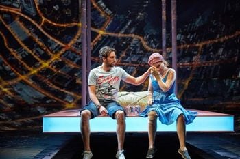 Ugly Lies the Bone by Lindsey Ferrentino at the National Theatre. Director Indhu Rubasingham

Kate Fleetwood
Ralf Little
Olivia Darnley
Kris Marshall
Buffy Davis