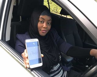 Sade Agboola who has launched a new taxi company that caters mostly for women - with only female drivers.  See NATIONAL story NNTAXI.  Sade Agboola set up the firm in a bid to make women feel safer will getting a lift in a taxi late a night or on the school run.  The only passengers that the all-female team of drivers at Annisa Cars will accept are women or children.  The 35-year-old feels that as Uber's licence has not been renewed by Transport for London (TfL), there could be a gap in the market for a taxi company which makes the safety of female passengers a priority.