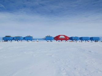 The British Antarctic Survey's (BAS) Halley VI Research Station, Antarctica. See Masons copy MNICE: Scientists will close an Antarctic research centre next year over fears the ice beneath it will CRACK. The British Antarctic Survey's (BAS) Halley VI Research Station is situated on a floating 150m thick ice shelf which has split twice in the last 12 months. The crack is caused by a movement of a chasm in the Brunt Ice Shelf, which had previously been dormant for around 35 years, but is now extending eastwards. Despite the highly sophisticated network of ice sensors and satellite imagery, it is impossible for glaciologists to predict how far and how quickly the ice may break further.