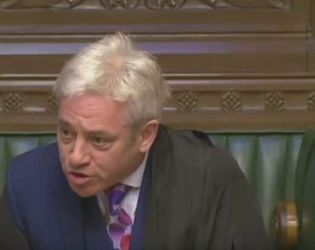 John Bercow Speaker of the House