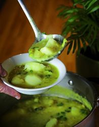 Keith on Food - vegan Leek potato soup