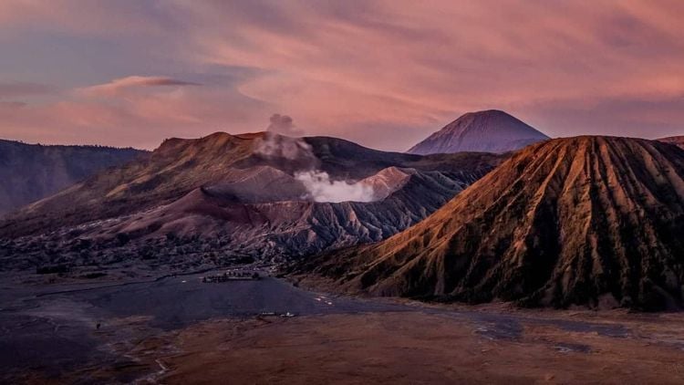 Sunrise at Mount Bromo, Indonesia.