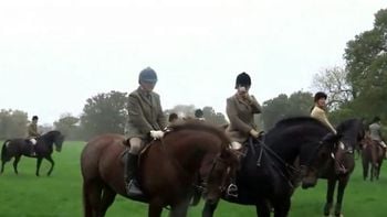 Footage showing the hunt chasing a fox. See Ross Parry story RPYHUNT; A police investigation into a hunt has been dropped by the CPS due to a lack of evidence - despite officers being given a VIDEO of a fox being chased by hounds. The CPS was handed footage of a fox across fields in Cheshire - followed by terriermen on quads and hunt members on horses. Cheshire Monitors - a group of hunt saboteurs - captured the chase from two different locations and gave the footage to the police, who took statements and did site visits. But after six months of investigating, the CPS said the case "didn't meet the evidential test" so dropped the case. The protesters are calling on law makers to strengthen the "weak and pretty useless" Hunting Act which outlaws the hunting of foxes by hounds.