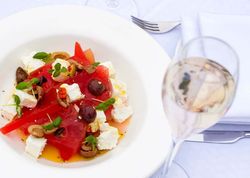 Watermelon Salad at Sopwell House by Executive Head Chef Gopi Chandran 2