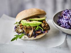 Vegan Mushroom Burgers Vegan Coleslaw National Burger Day