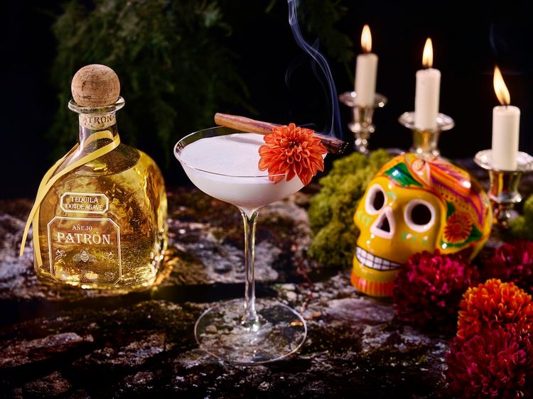 Patrón Añejo Catrina Day of the Dead cocktail