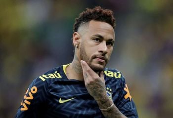 FILE PHOTO: Soccer Football - International Friendly - Brazil v Qatar - Mane Garrincha Stadium, Brasilia, Brazil - June 5, 2019     Brazil’s Neymar during the warm up    REUTERS/Ueslei Marcelino/File Photo