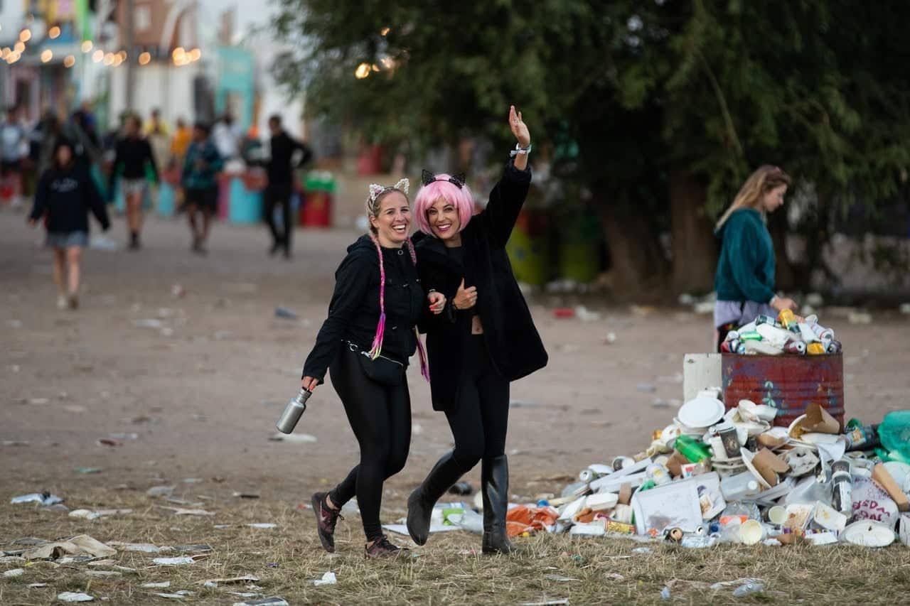 In Pictures: Clean-up under way after sun-soaked Glastonbury