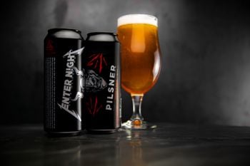 Metallica Stone Brewing Enter Night Pilsner