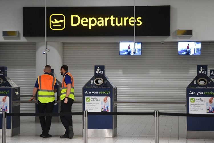 Mr Allan’s flight was cancelled as he tried to get back to Scotland (Victoria Jones/PA)