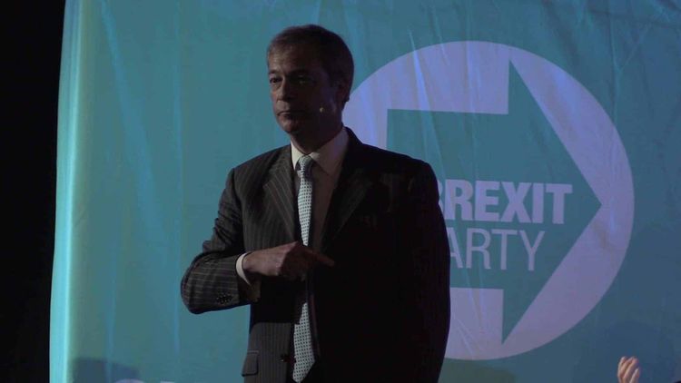 Nigel Farage Brexit Party leader