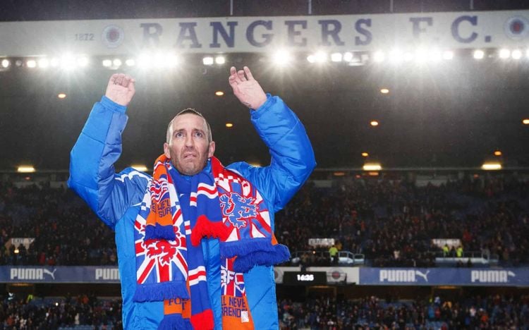 Fernando Ricksen after his tribute match at the Ibrox Stadium, Glasgow.