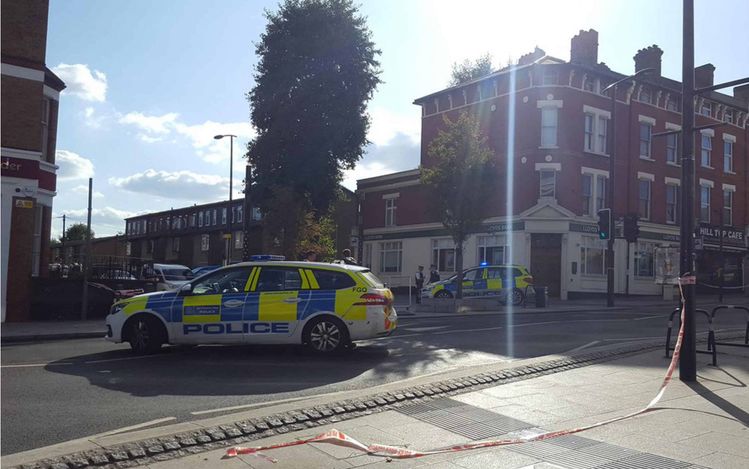 Police crime scene in Sydenham Road, south-east London (Andrew Chang/PA)