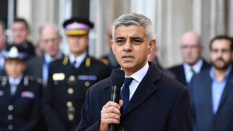 Sadiq Khan leading London Bridge vigil