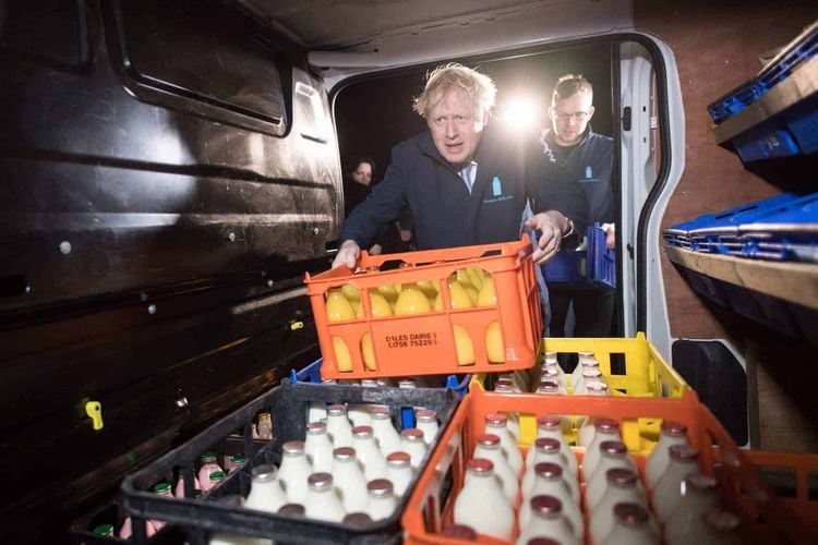 Boris Johnson was accused of bottling it (PA)