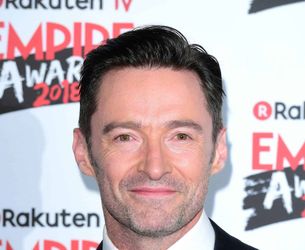 Hugh Jackman wins the award for Best Actor at the Rakuten TV Empire Film Awards at the Roundhouse in London.