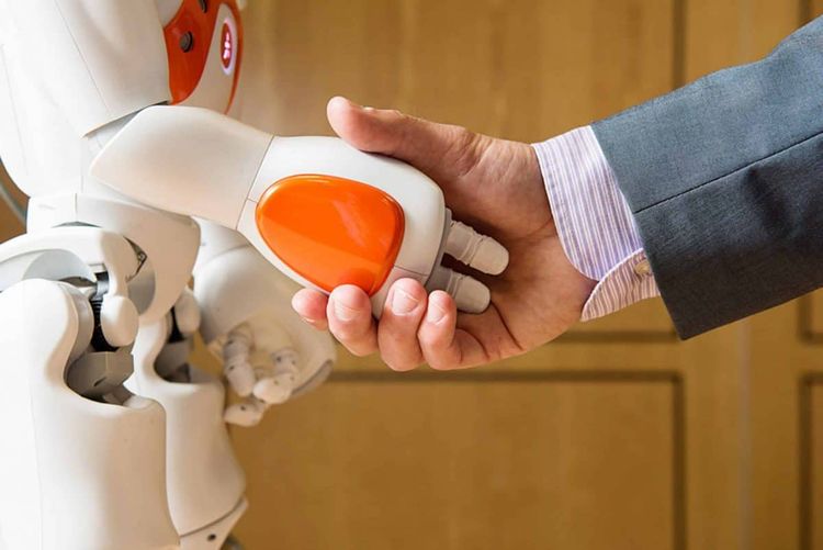 Undated handout photo issued by the University of Bath of a Nao Robot, as jobs will change rather than disappear over the next decade as robots are increasingly used in the world of work, a study says.