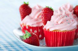 Alzheimer's Society Cupcake Day Very Berry Vegan Cupcake