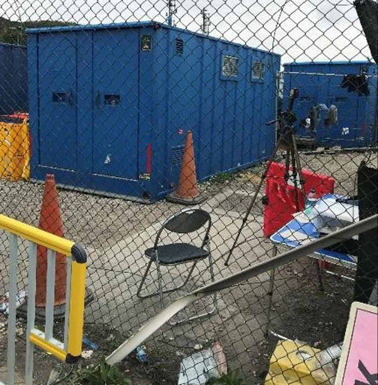 Undated handout photo issued by HM Inspectorate of Prisons (HMIP) of Tug Haven facility in Dover, Kent, where migrants are being processed, arriving soaking wet and freezing after crossing the English Channel.