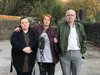 Undated handout photo issued by Channel 4 News of (left to right) Claire Lewis, Debbie Mountjoy and David Lewis, who have spoken of their devastation and urged people to take Covid-19 seriously after losing their mother and her two sons to the virus.