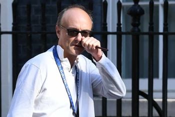 Senior aide to Prime Minister Boris Johnson, Dominic Cummings, arrives at the Foreign and Commonwealth Office (FCO) in London, ahead of a Cabinet meeting to be held at the FCO, for the first time since the lockdown.