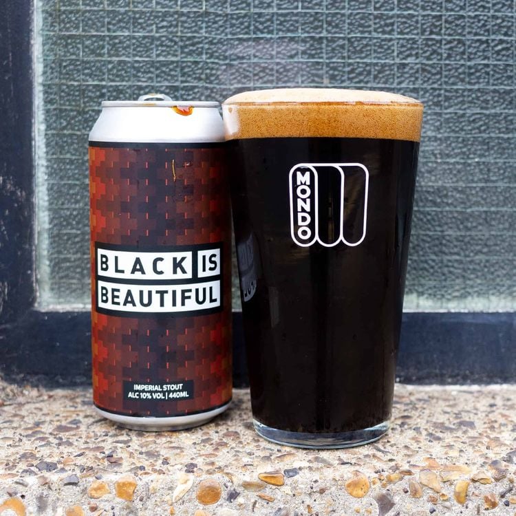 Mondo Brewing Black is Beautiful can