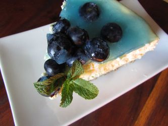 How To Make: Blueberry Baked Cheesecake