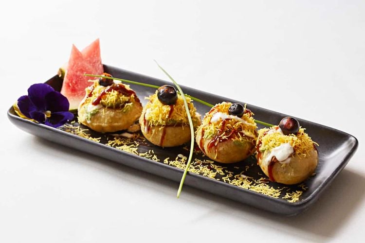 Bombay Palace Dahi Batata Poori | Photo: Steven Joyce