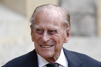 The Duke of Edinburgh at Windsor Castle during a ceremony for the transfer of the Colonel-in-Chief of the Rifles from the Duke to the Duchess of Cornwall, who will conclude the ceremony from Highgrove House.