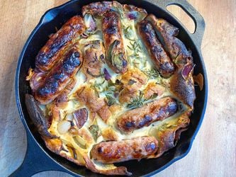 Toad in the hole recipe yorkshire pudding jonathan hatchman