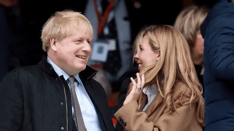 Boris Johnson and Carrie Symonds