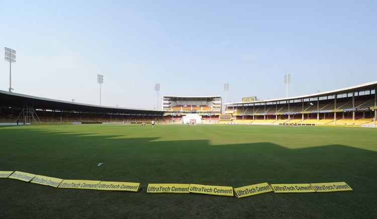 General view of the Sardar Patel Stadium, Ahmedabad, India