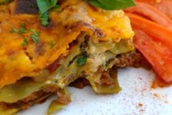 Lasagne With Mince And Spinach