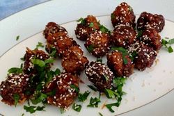 Glazed Pork Meatballs