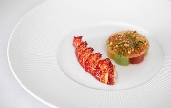 Ormer Mayfair by Sofian Poached lobster