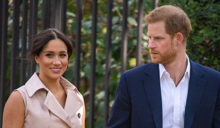 The Duke and Duchess of Sussex attend a creative industries and business reception at the British High Commissioner's residence in Johannesburg, South Africa, on day 10 of their tour of Africa. PA Photo. Picture date: Monday September 23, 2019. See PA story ROYAL Tour. Photo credit should read: Dominic Lipinski/PA Wire