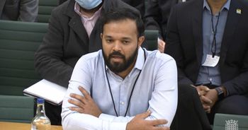 Screen grab from Parliament TV of former cricketer Azeem Rafiq giving evidence at the inquiry into racism he suffered at Yorkshire County Cricket Club, at the Digital, Culture, Media and Sport (DCMS) committee on sport governance at Portcullis House in London. Picture date: Tuesday November 16, 2021.