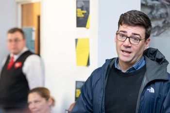 Andy Burnham striking workers