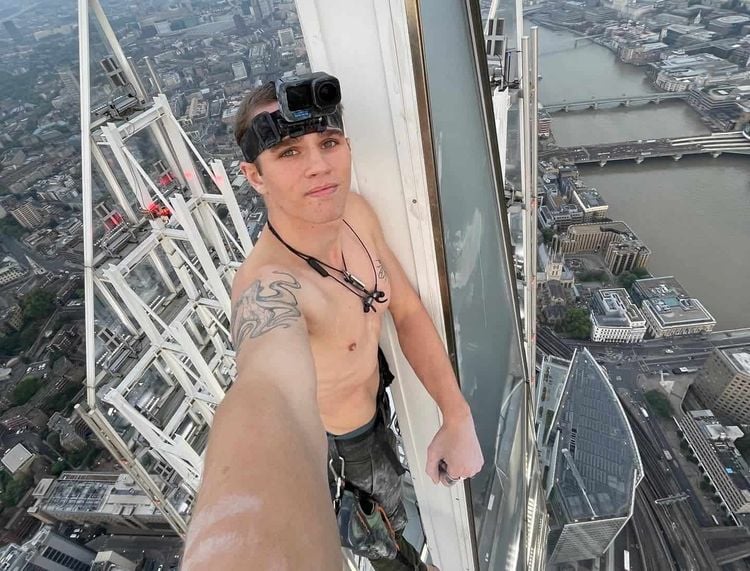 The Shard climber