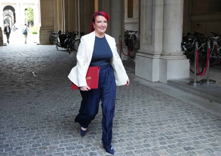 Secretary of State for Transport Louise Haigh, arrives in Downing Street, London, for a Cabinet meeting. Picture date: Tuesday July 16, 2024.