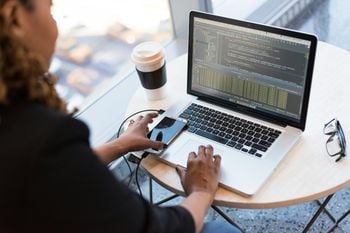 Photo by Christina Morillo: https://www.pexels.com/photo/black-and-silver-laptop-computer-on-round-brown-wooden-table-1181243/