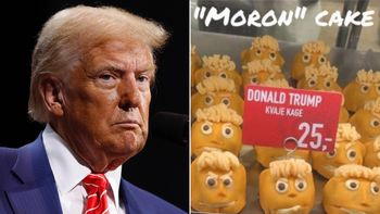 Bakery in Denmark starts selling bright orange Donald Trump ‘moron’ cakes