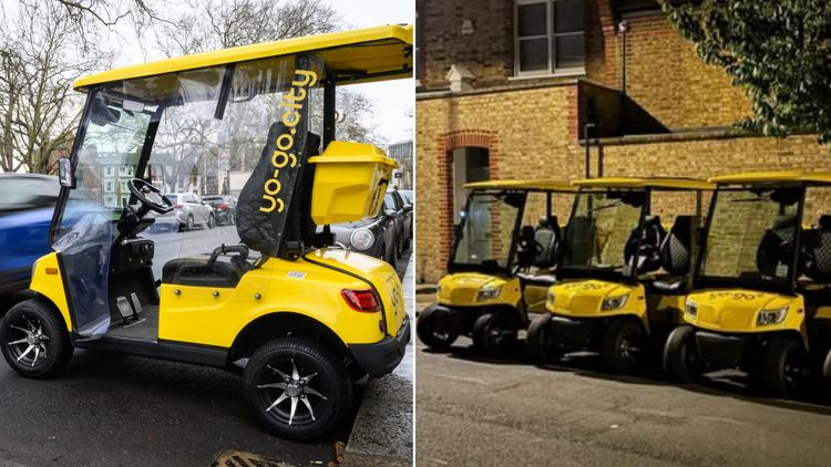 Fleet of rentable electric carts hit London streets