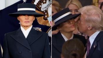 People think they've figured out why Melania chose to wear a rimmed hat