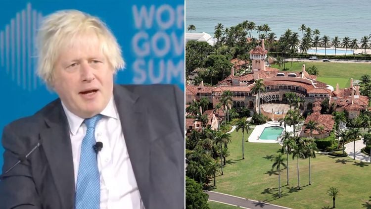 boris johnson mar-a-lago