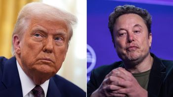 Government TVs hacked to show video of Donald Trump kissing Elon Musk’s feet