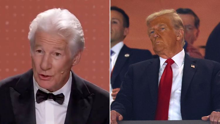 Richard Gere slams 'bully and thug' Trump in awards speech