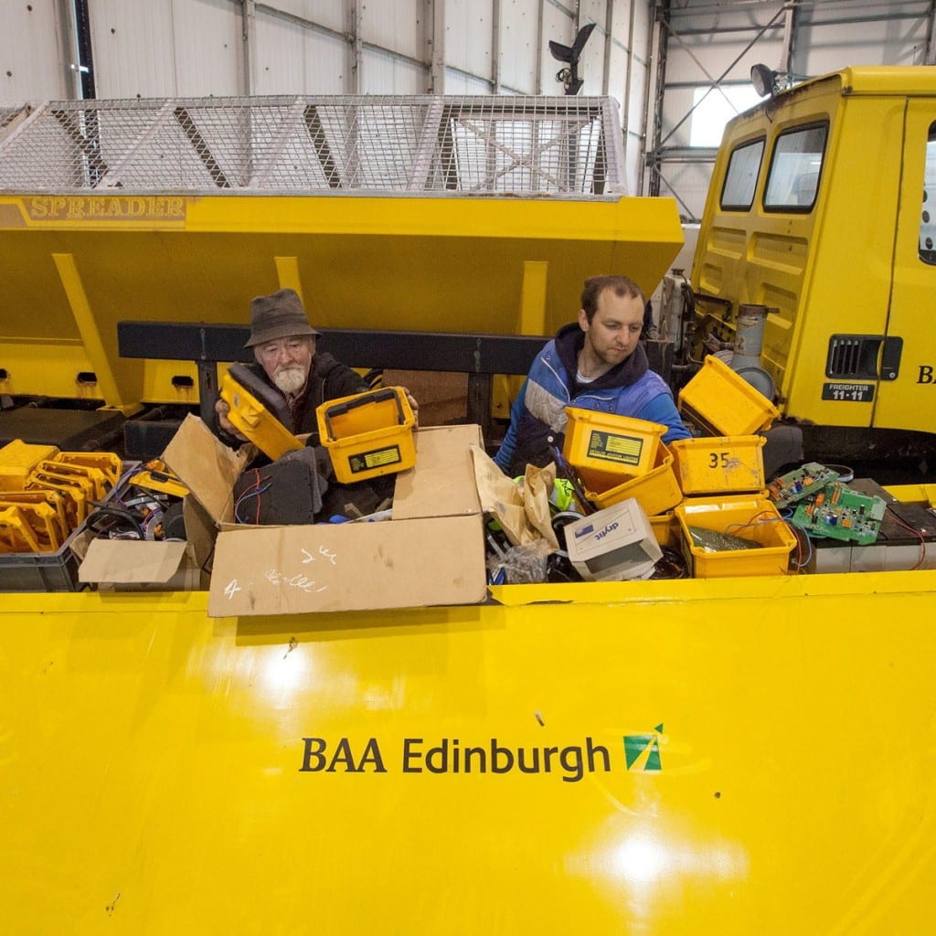 Airport Gritter Items from Edinburgh Airport are to be sold at auction by Wilsons Auctioneers on 6 May. Everything from a fire engine to security trays. May 5 2015  See Centre Press story CPSALE
