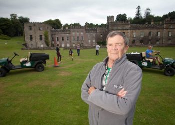 10th Earl of St Germans who died in 2016 pictured outside the Port Eliot estate. See SWNS story SWESTATE; Four workers at an aristocratic estate are facing the sack - after the Earl died and it passed to a 12-year-old. The staff - who have a combined 70 years' service - will lose their jobs at the ancient Port Eliot Estate by the end of March, according to union officials. Unite, the country's largest union, has blasted the move and described it as 'modern feudalism'. The union said that grown men had been in tears at the prospect of losing their jobs - the longest serving estate worker has 36 years employment.